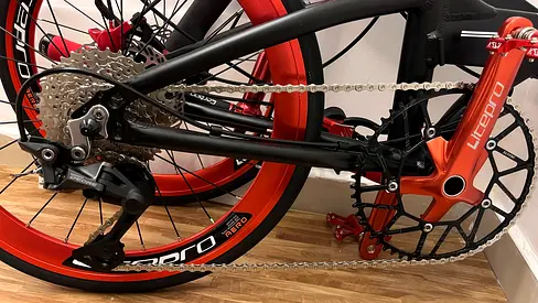 Full Litepro assembled folding bicycle