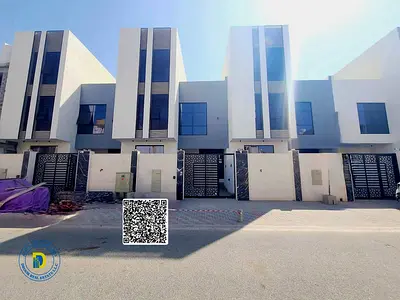 للبيع فيلا مودرن 5 غرف مع روف شامل الكهرباء والماء والمكيفات تشطيب سوبر ديلوكس بمنطقة الياسمين عجمان تملك حر لجميع الجنسيات تمويل بنكي