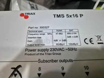 Triax TMS 5x16 P Multiswitch for Sale