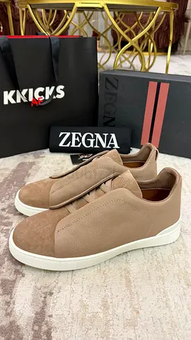 Zegna Sneakers in Beige ‘Leather/Suede’