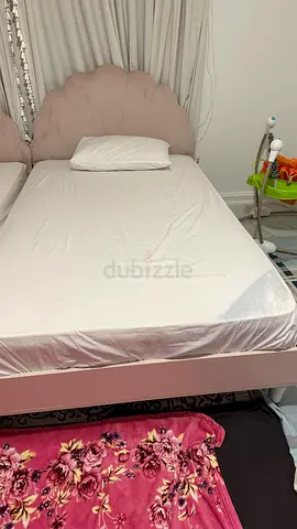 Queen Size Bed with Headboard