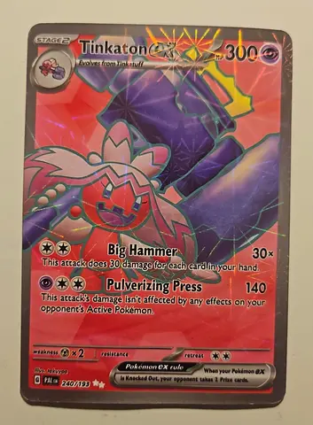 Tinkaton EX Pokémon Card
