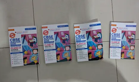 Oswaal Question Banks for Class 10 CBSE. Science, Mathematics, Social Science, English.