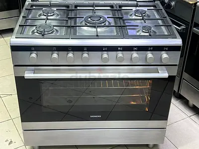 Siemens five burner full gas cooker size 90cm