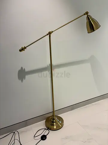 Stylish Gold Brass Floor Lamp