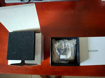 Citizen Eco-Drive Mens 42 MM Silver Chronograph Stainless Steel Watch - AP1050-56E