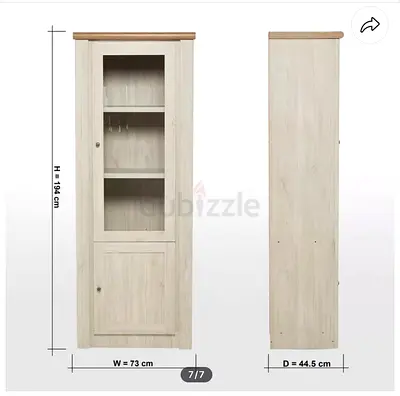 Tall Display Cabinet for Storage