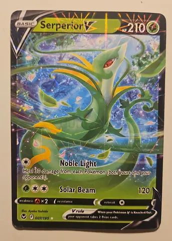 Serperior V Pokémon Card