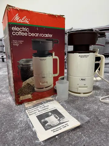 Vintage Coffee Roaster Melitta AromaRoast CBR-10 – Rare + Box