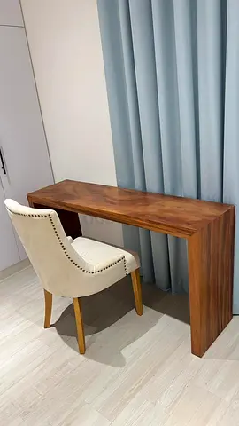 400 AED Wooden Study/vanity Table with Elegant Chair