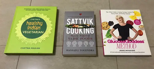 Vegeterian cook books(all 3 for 50 ead)