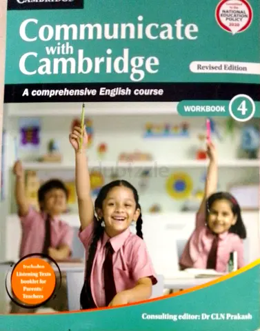 Communicate with Cambridge Workbook grade 4