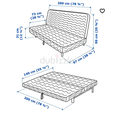Comfortable Sofa Bed with Modern Design