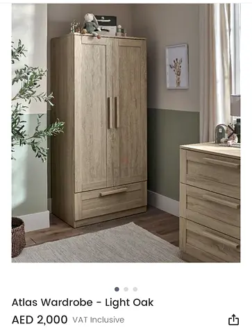 Spacious Wardrobe for Sale - Atlas wardrobe Mama’s and papa’s