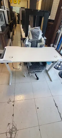 Modern Computer Desk with Ergonomic Chair
