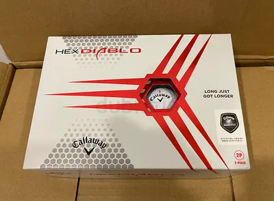Brand New Callaway Hex Diablo Golf Balls Pack of Dozen 4 sleeves of 3