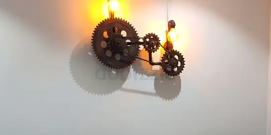 Unique Antique Wall Lamp with chain for decor