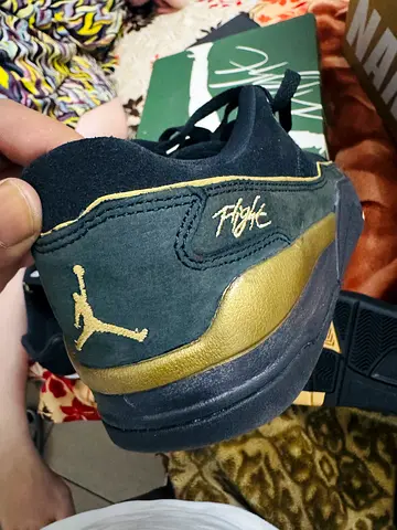 Jordan Flight Court Black