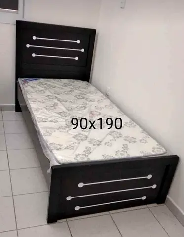 Single Bed Frame with Mattress for Sale