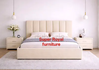 Elegant New Queen bed including medical mattress Queen size bed storage