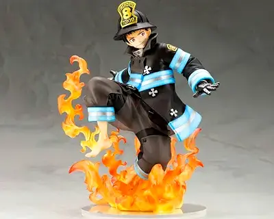 Fire Force Shinra Kusakabe ArtFX J Statue