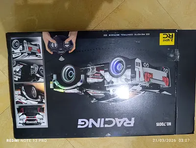 Lego Technic Copy Remote Controlled Car with motor and Lego blocks .