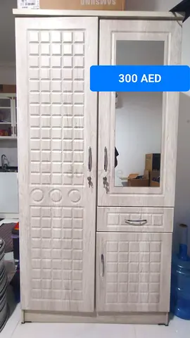 Stylish Wardrobe with Mirror and Drawers