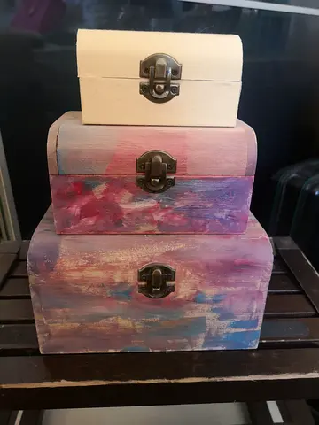 90s Wooden Box Set | Excellent Condition | Musaffah ICAD 1