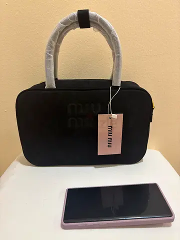 Miu miu suede black handbag with sling SALE !!