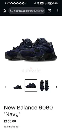 New Balance 9060 Sneakers - Navy