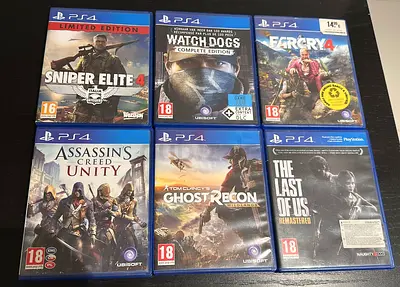 🎮 PS4 Games for Sale – Excellent Condition