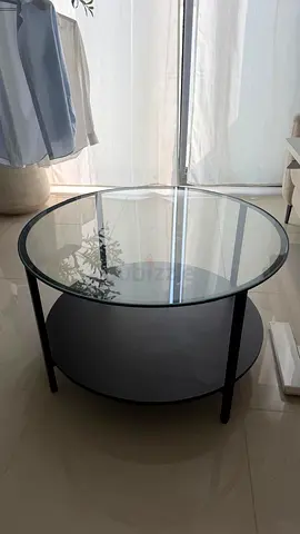 Modern Round Glass Coffee Table