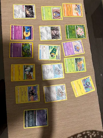 Collection of Pokémon Trading Cards