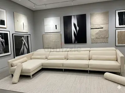 Top Quality metal made Italian brand lshape sofa