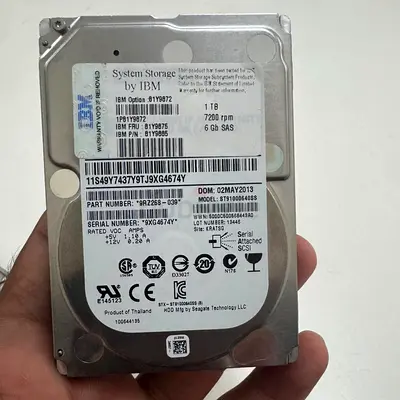 🔥 IBM 1TB SAS HDD 7200RPM – HP Dell Server Compatible | 100% Health 🔥