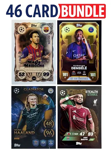 Match Attax 25/26 – Bundle 46 Cards: Haaland, Dembele