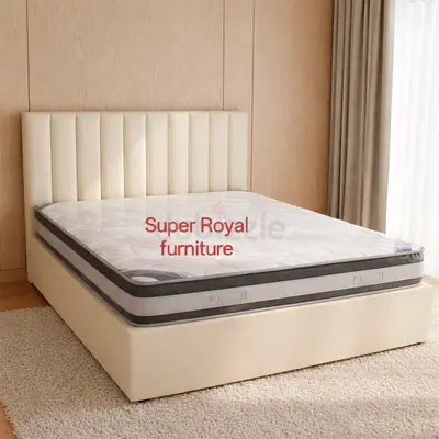 New Queen size bed with medical mattress good quality family bed double bed Queen bed storage