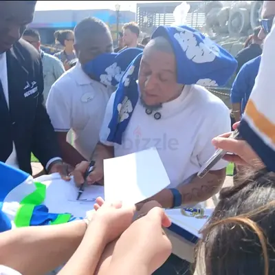 T-shirt signed from Roberto Carlos in real Madrid world Dubai 2-5 Saturday 2025