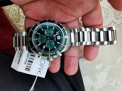 Movado Series 800 Green Dial - Full Set (Box  Tags) - Brand New