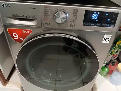 Lg inverter direct drive steam 9kg washing machine latest model