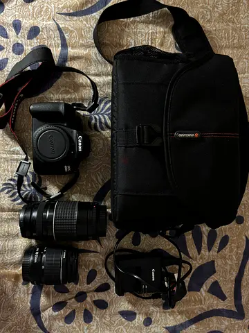 Canon Camera 4000D Kit with Lens and Bag