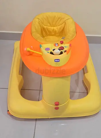 Brightly Colored Baby Walker