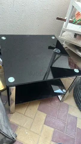 Stylish Black Glass Coffee Table