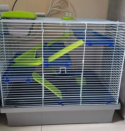 Selling 2 hamster cages in good condition. Perfect for keeping your little pets safe and comfortable