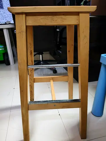 Solid Wood Bar Chair