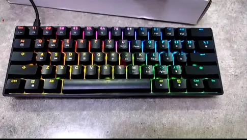 Mizar MZ60 LUNA Mechanical Gaming Keyboard with RGB Lighting