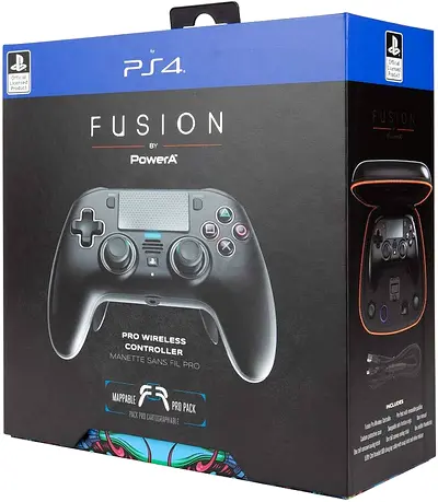 PowerA Sony PlayStation PS4/PS5 FUSION Pro Wireless Controller Mappable Pro Pack