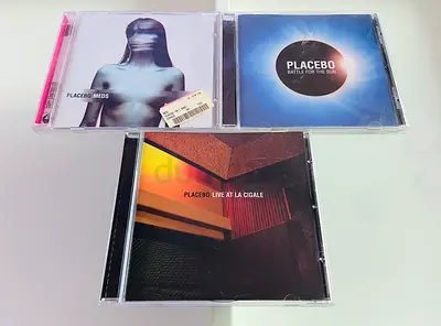 3 Placebo Music CD’s