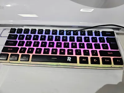 RGB Gaming Keyboard, LED lights, Changing Color
