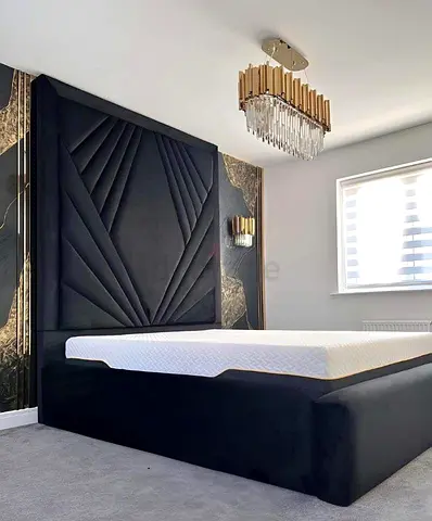 Brand New Fully Customizable King Size Bedframe, Hydraulic Storage Can be installed